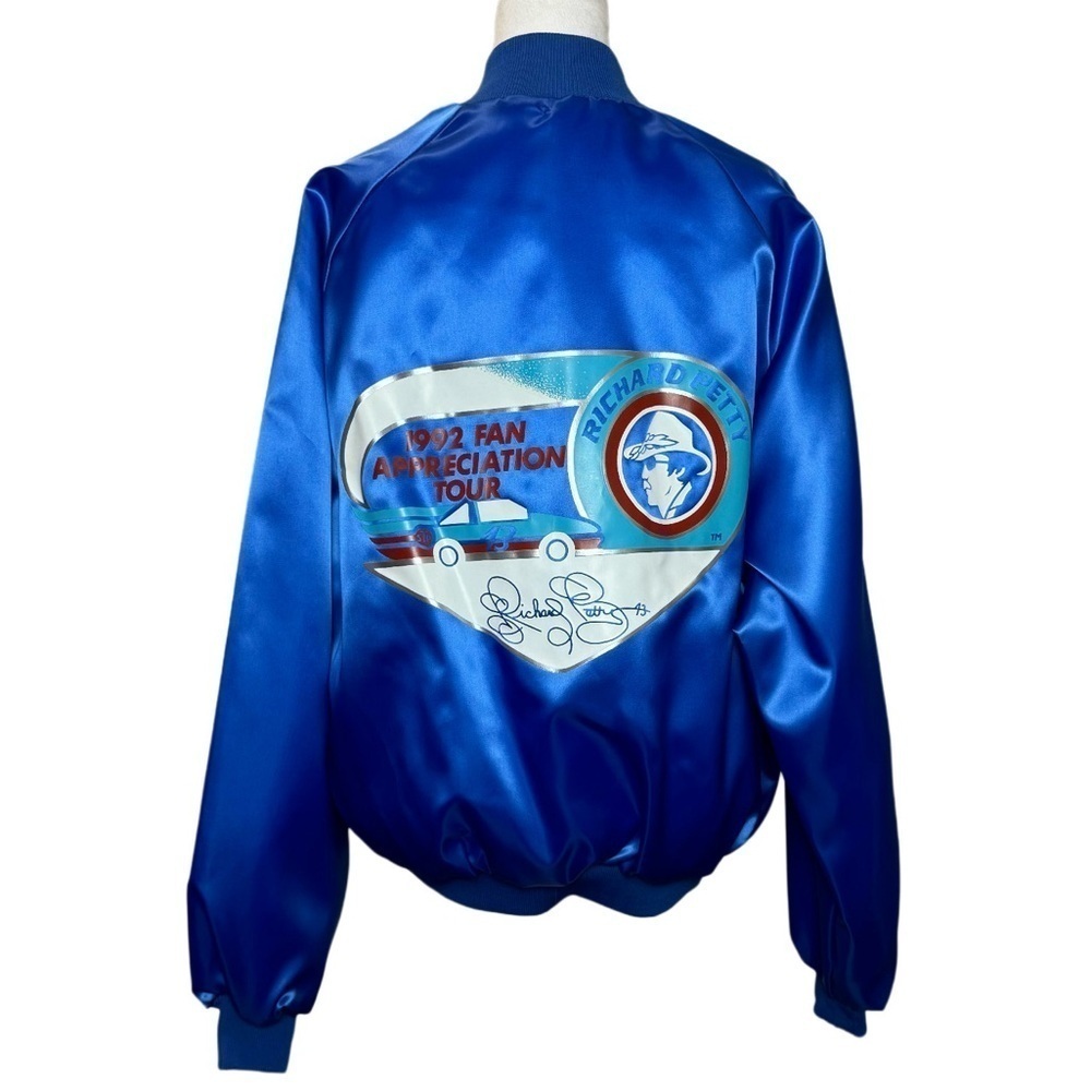 Vintage 1992 Fan Appreciation Tour Richard Petty Bomber Jacket NASCAR